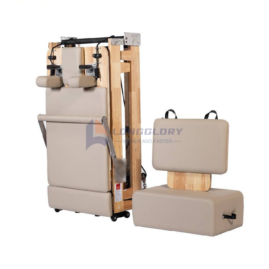 Складний дубовий пілатес Reformer