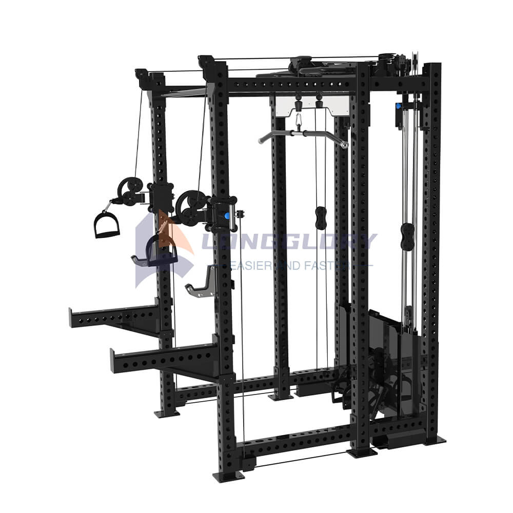 Power Gym Rack Cable Crossover Trainer